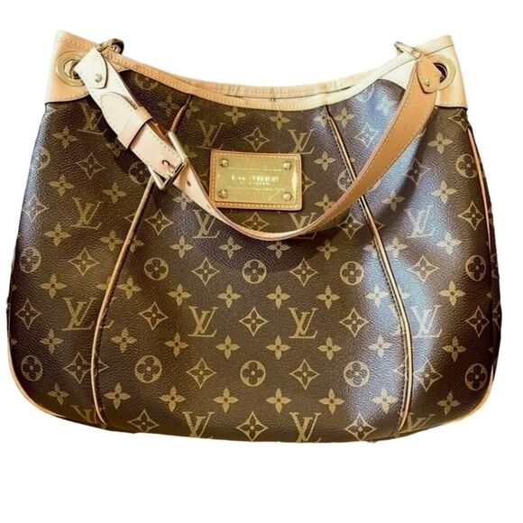 Louis Vuitton Monogram Galliera PM Shoulder Bag, Vacchetta Leather *SD1141 2011 - Picture 1 of 15